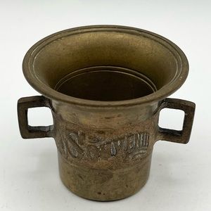 St Louis Worlds Fair Exposition 1904 Souvenir Antique Brass Cup